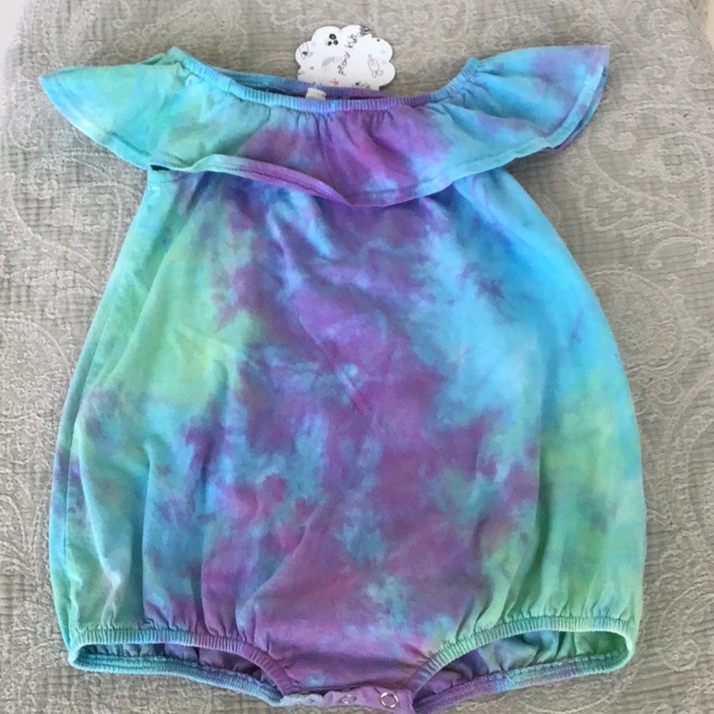 Pink Peony Kids Romper